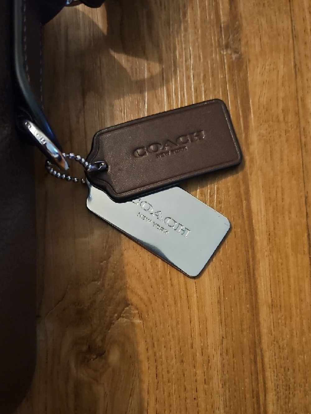 Coach Brown Signature Messenger Crossbody Bag With Matching Card Wallet! - Picture 2 of 9